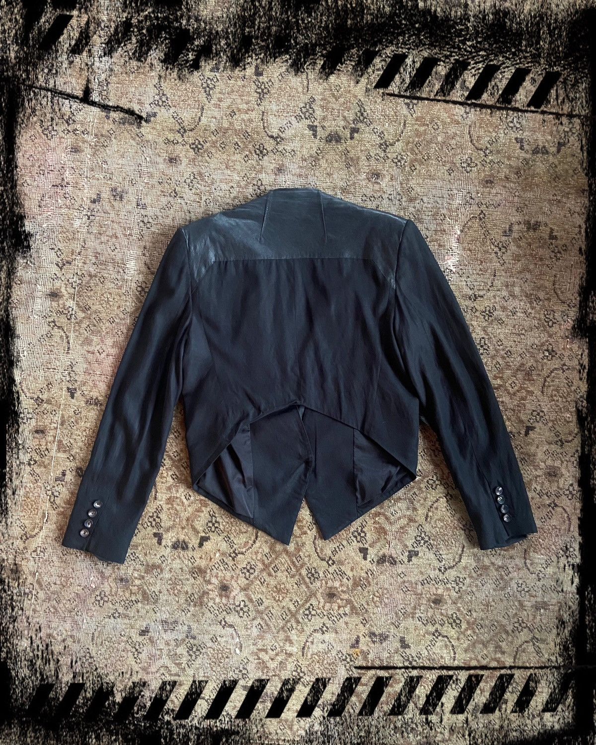 Helmut Lang Helmut Lang FW11 layered leather blazer Size US XS / EU 42 / 0 - 3 Thumbnail