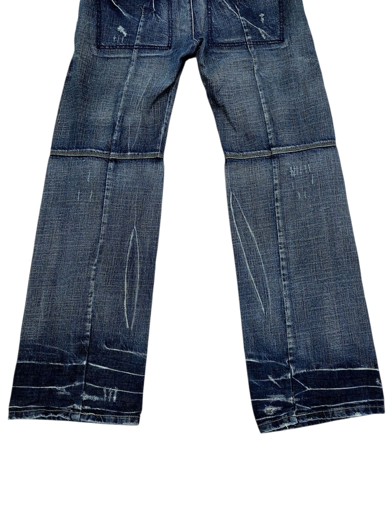 Vintage 🔥Beast Vintage Rugged Denim Baggy Style Size US 36 / EU 52 - 13 Thumbnail
