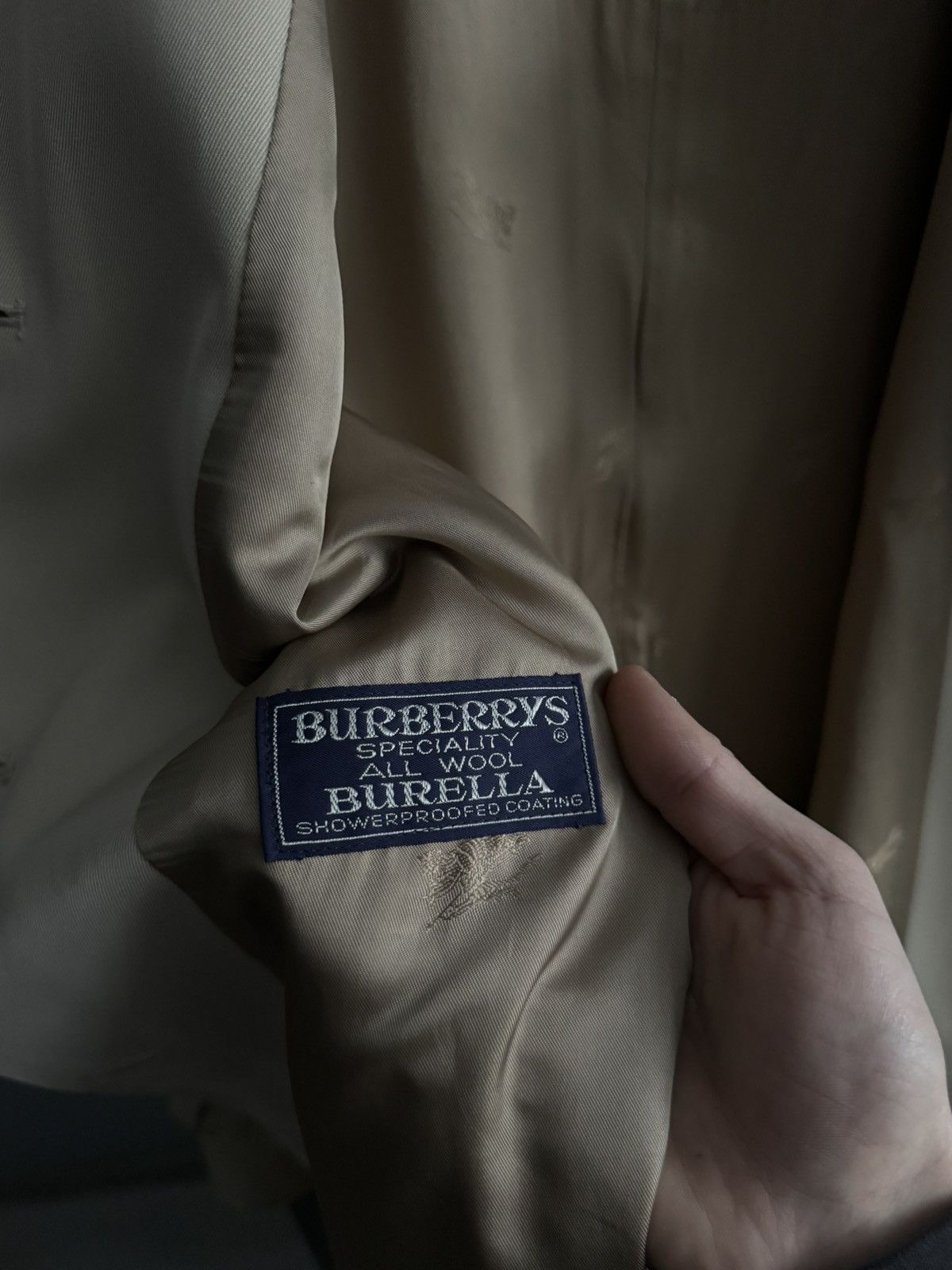 Burberry Vintage Burberrys Specialy All Wool Burella Trench Coat Size XL / US 12-14 / IT 48-50 - 19 Thumbnail
