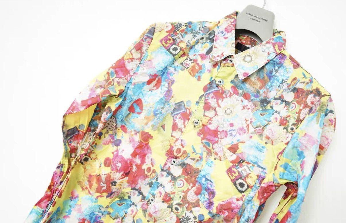 Comme des Garcons Comme des Garçons Graffiti Floral Shirt Size US S / EU 44-46 / 1 - 3 Thumbnail