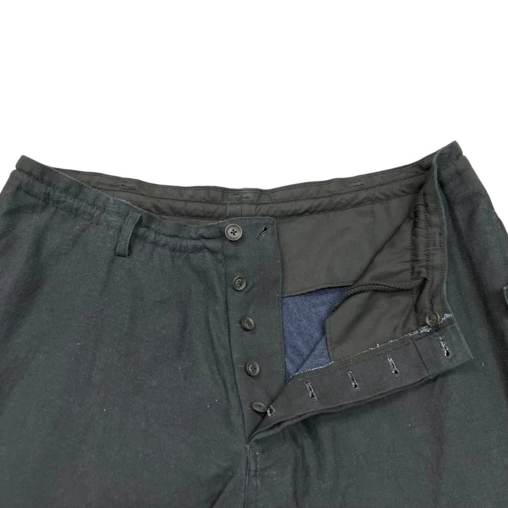 Yohji Yamamoto Yohji Yamamoto pour homme/print black/cotton pants Size US 38 / EU 54 - 4 Thumbnail