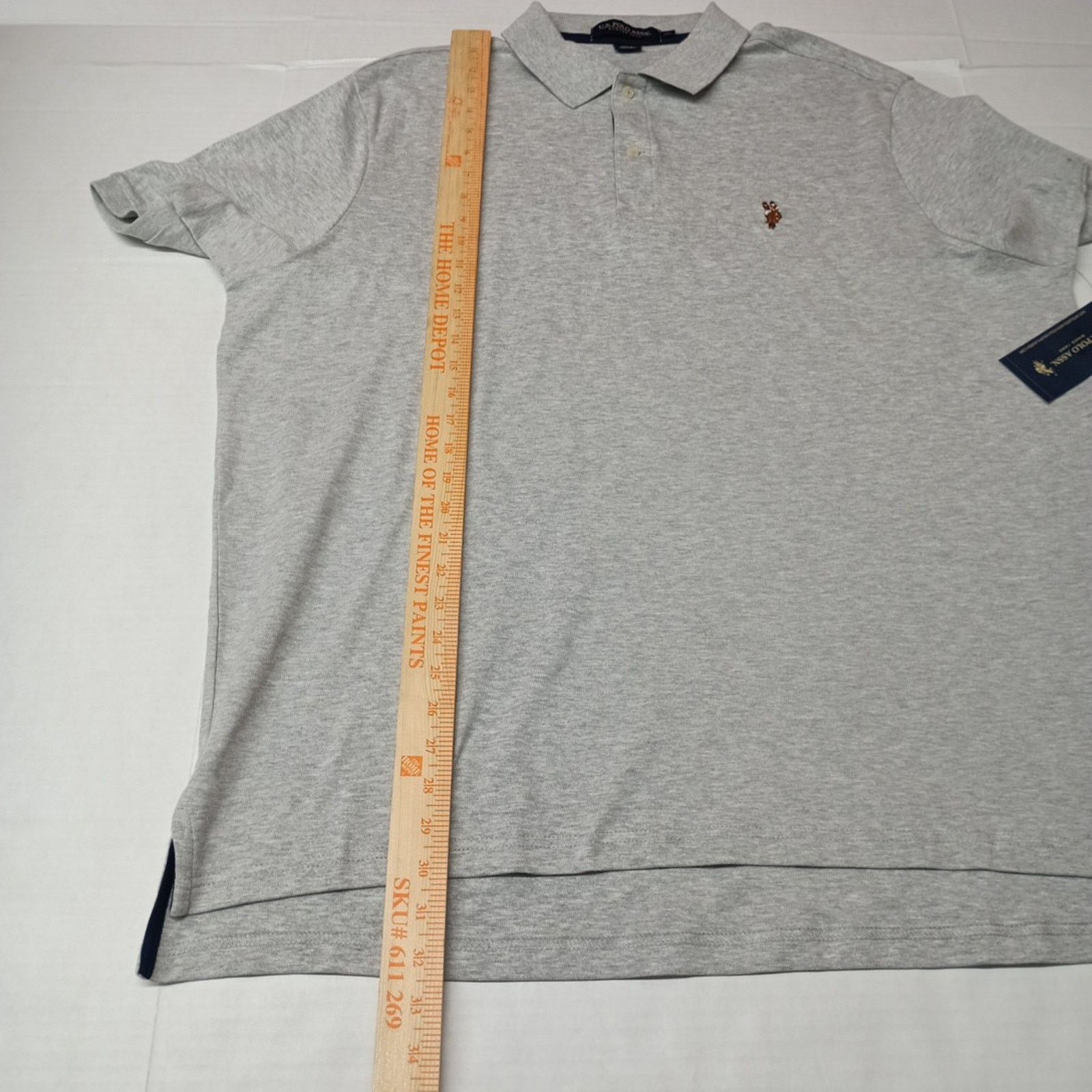 U.S. Polo Assn. U.S. Polo Assn Polo Shirt Gray Men's Size 2XL Luxury Feel Size US XXL / EU 58 / 5 - 5 Thumbnail