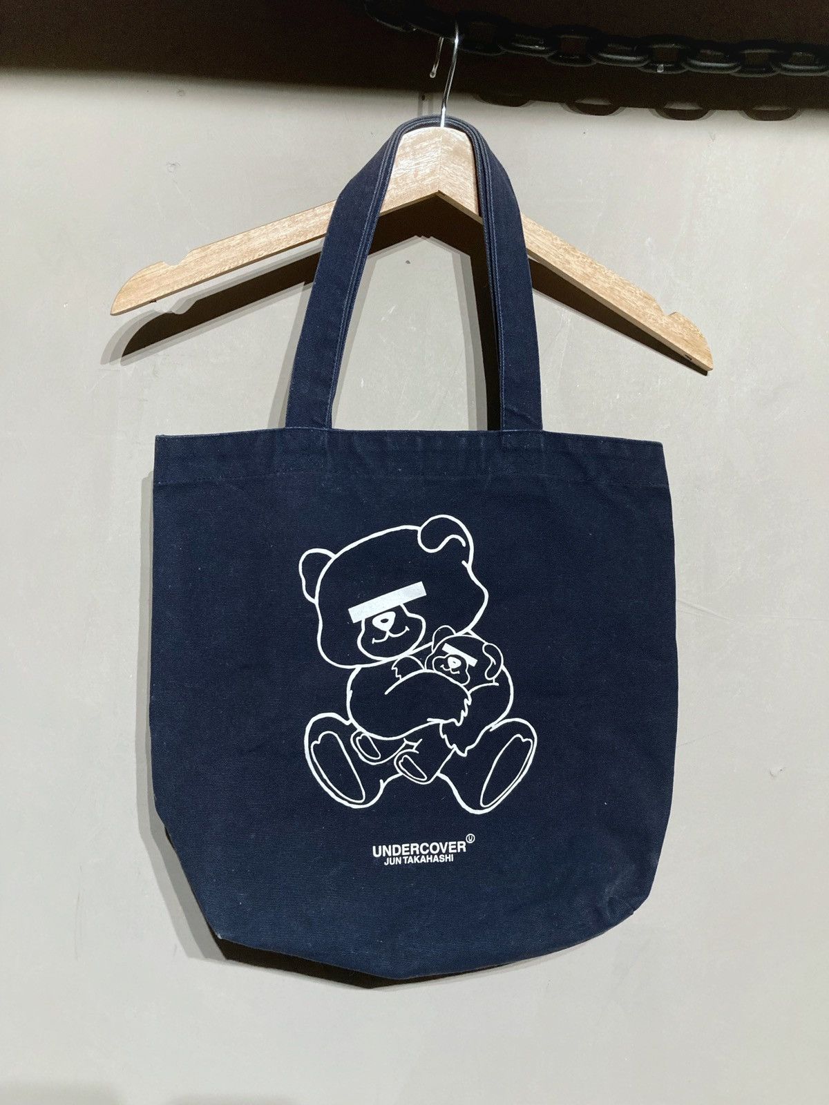image of Navy Blue Tote Bag Bear Undercover, Men's