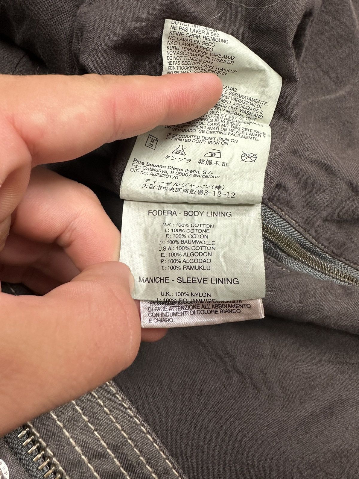 Diesel Diesel Liquid Space Experiment Multipocket Tactical Jacket Size US XL / EU 56 / 4 - 10 Thumbnail