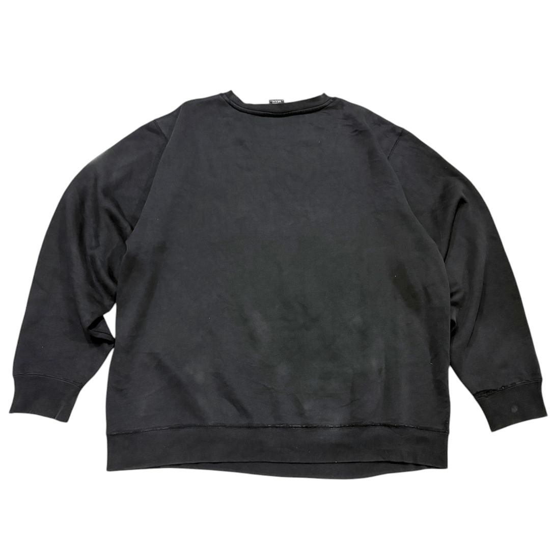 RARE🔥 VTG 90S STUSSY X NIKE AF1 SWEATSHIRT DISTRESSED FADED