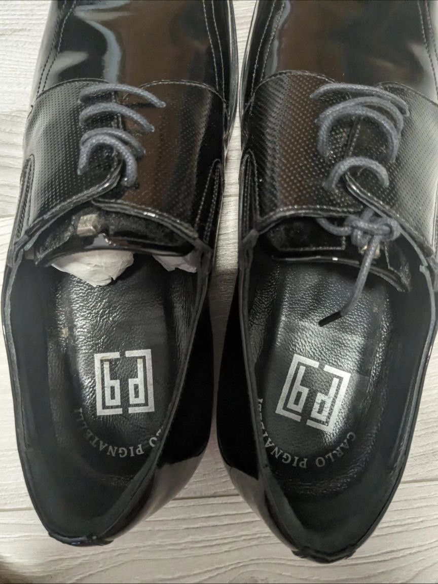 Carlo Pignatelli Carlo Pignatelli Leather Derby Shoes Men's Size EU 45 Italy Size US 12 / EU 45 - 7 Thumbnail