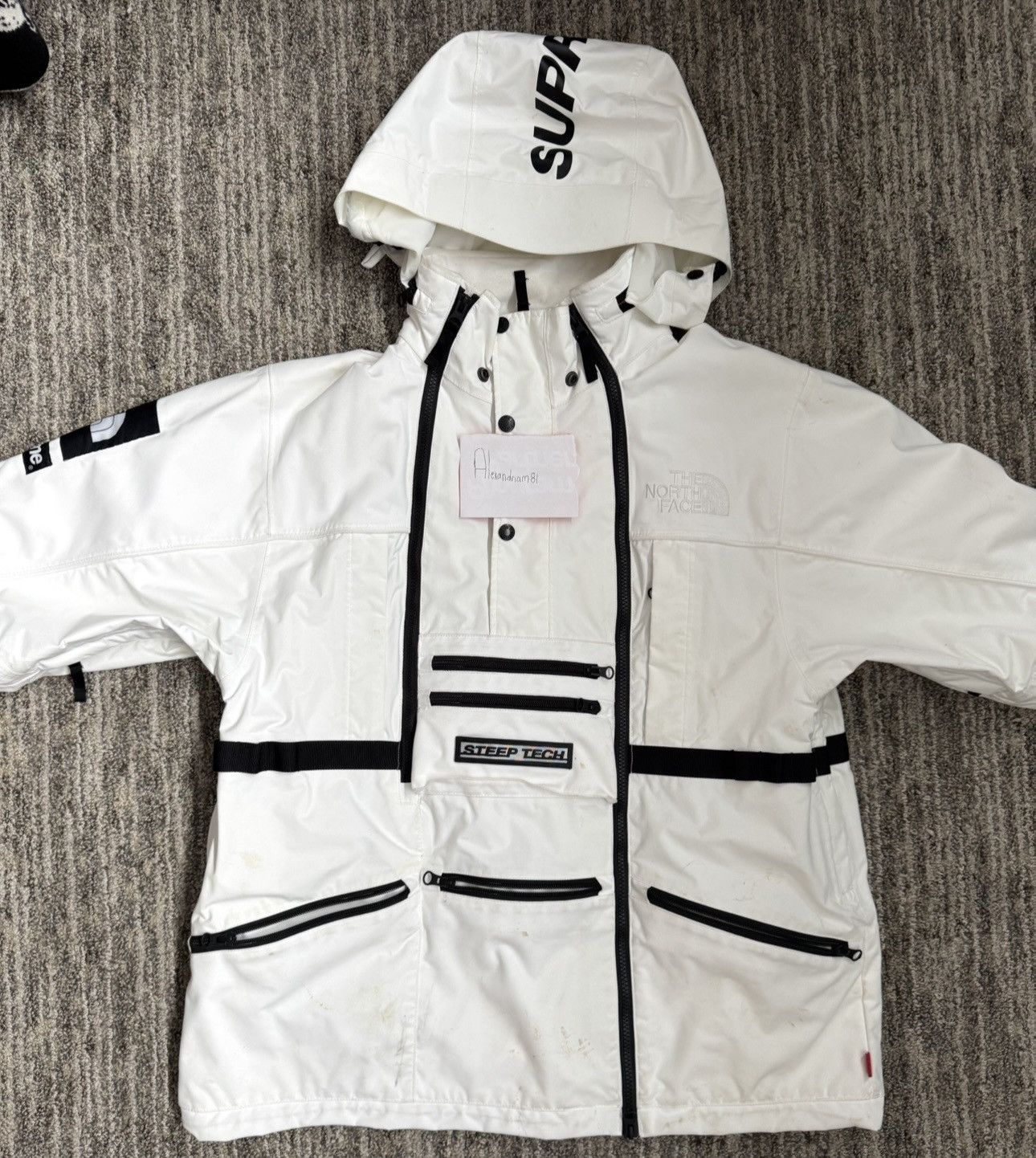 Supreme × Umbro Hooded Anorak White XL Supreme Umbro Hooded Anorak (SS23) - $238