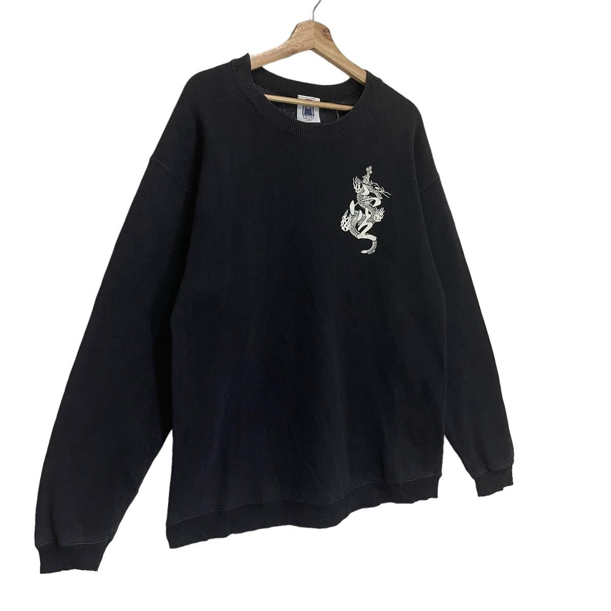 Vintage KU USA MADE IN USA SMALL LOGO CREWNECK SWEATSHIRT Size US M / EU 48-50 / 2 - 2 Thumbnail