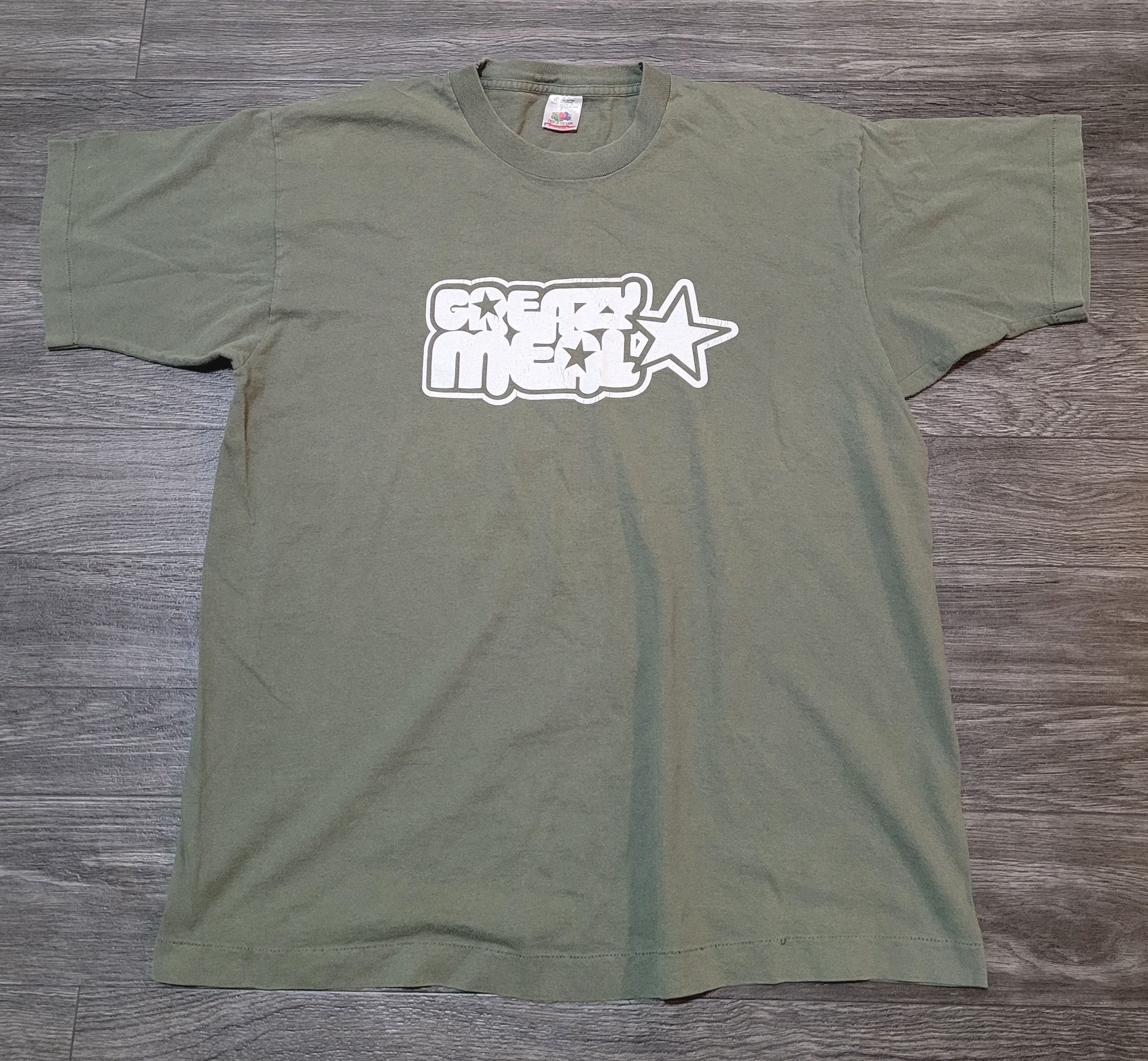 image of Fruit Of The Loom VTG Minnesota Local Band Greazy Meal Band Tee Shirt Xl, Men's