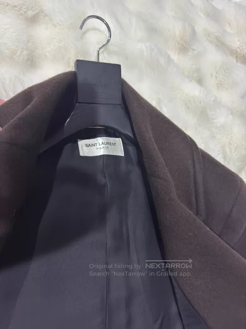 Saint Laurent Paris Saint Laurent Paris Goat Cashmere Women's Coat Size S / US 4 / IT 40 - 9 Thumbnail