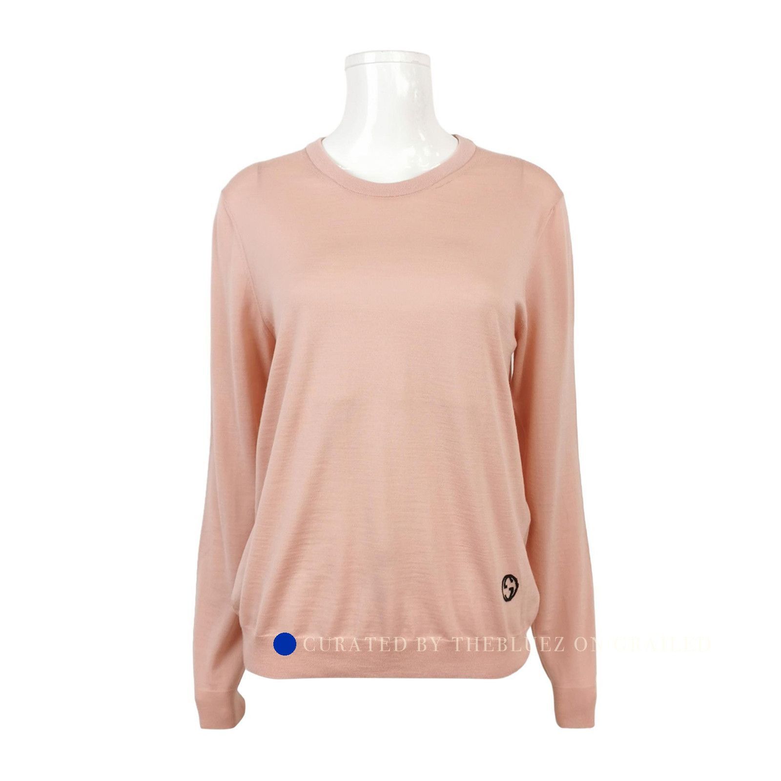 Gucci Interlocking G Knit Sweater in Pink Size US L / EU 52-54 / 3 - 1 Thumbnail