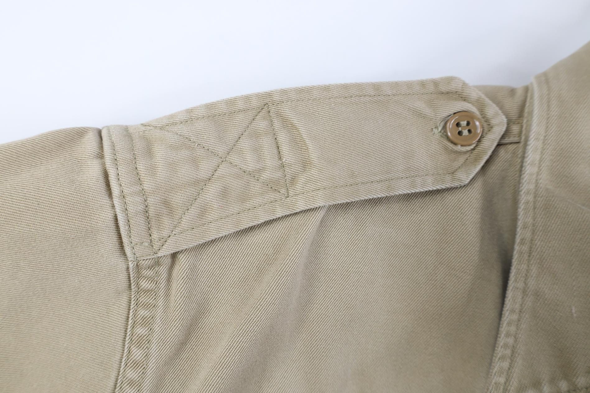 Vintage Vintage 50s Korean War Twill Military Button Shirt USA Size US M / EU 48-50 / 2 - 8 Thumbnail