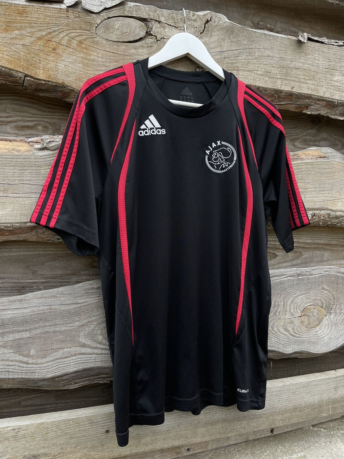 Adidas × Vintage 2009 Adidas Ajax black vintage soccer jersey Size US L / EU 52-54 / 3 - 3 Thumbnail