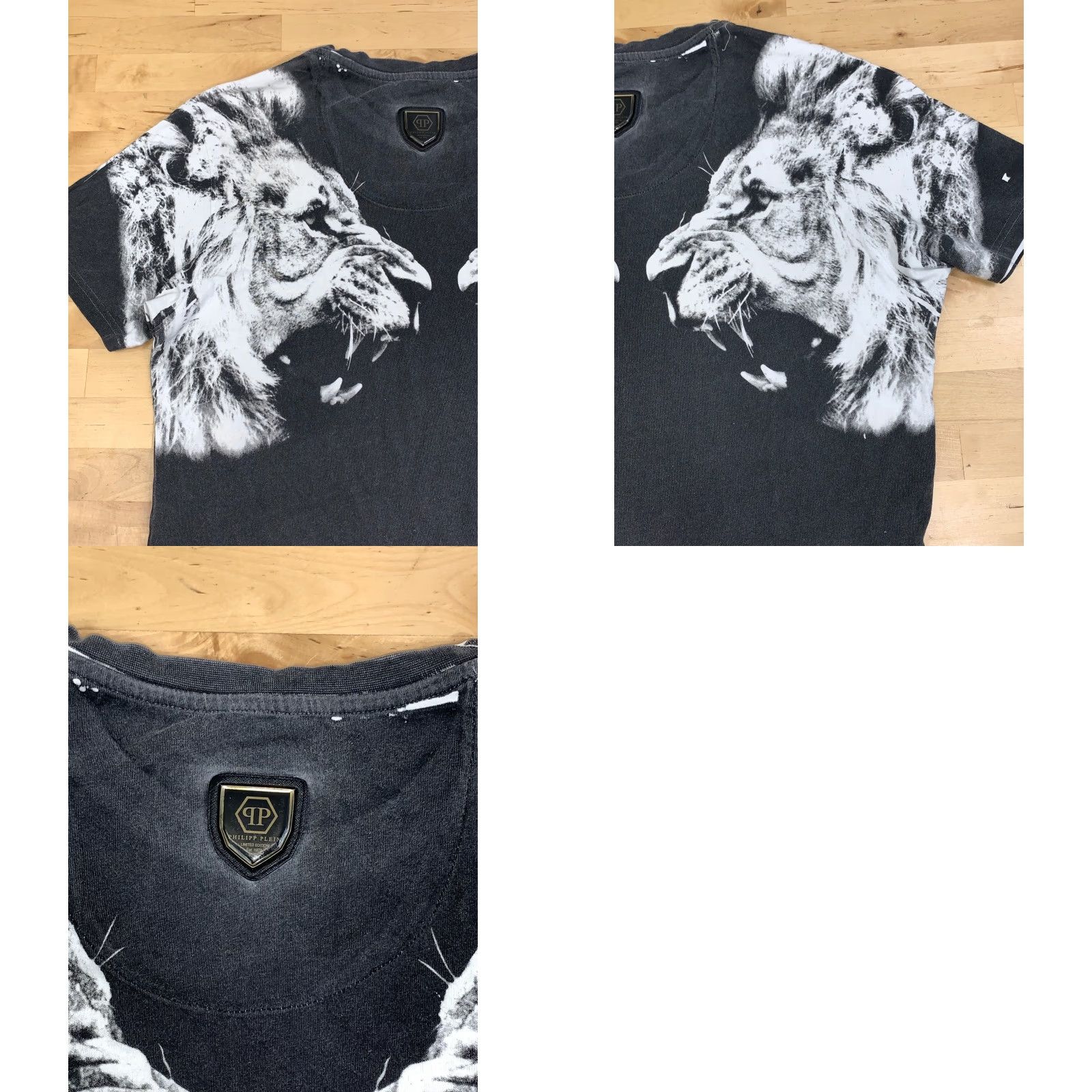 Philipp Plein Philipp Plein Shirt Men M Lions Rhinestone Logo Short Sleeve Crew Neck Multicolor Logo T-Shirt Mens Size US M / EU 48-50 / 2 - 9 Thumbnail