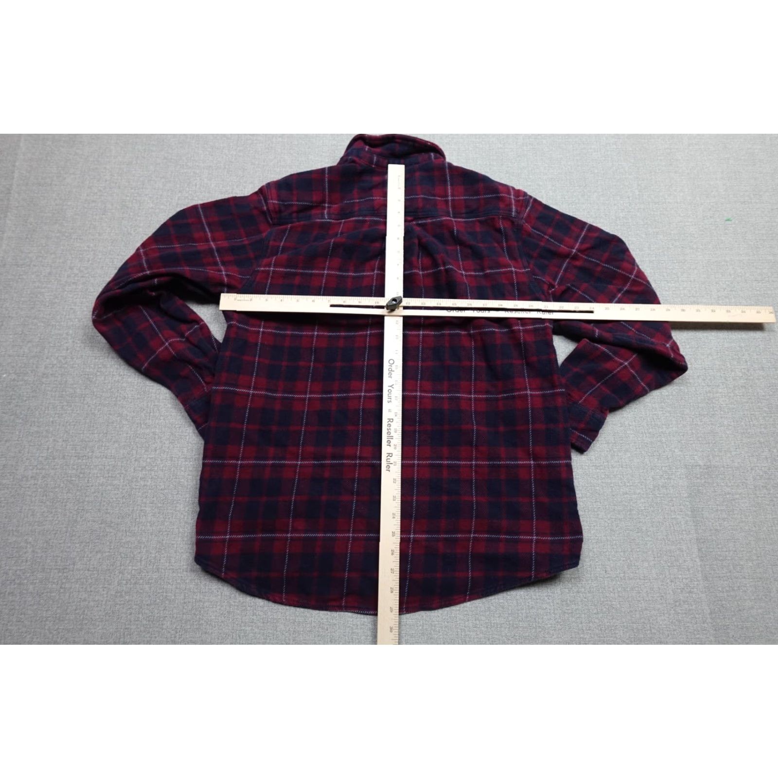 Orvis Orvis Flannel Shirt Mens Large Red Navy Plaid Button-Up Long Sleeve Casual Outdoor Work Shirt Size US L / EU 52-54 / 3 - 6 Thumbnail