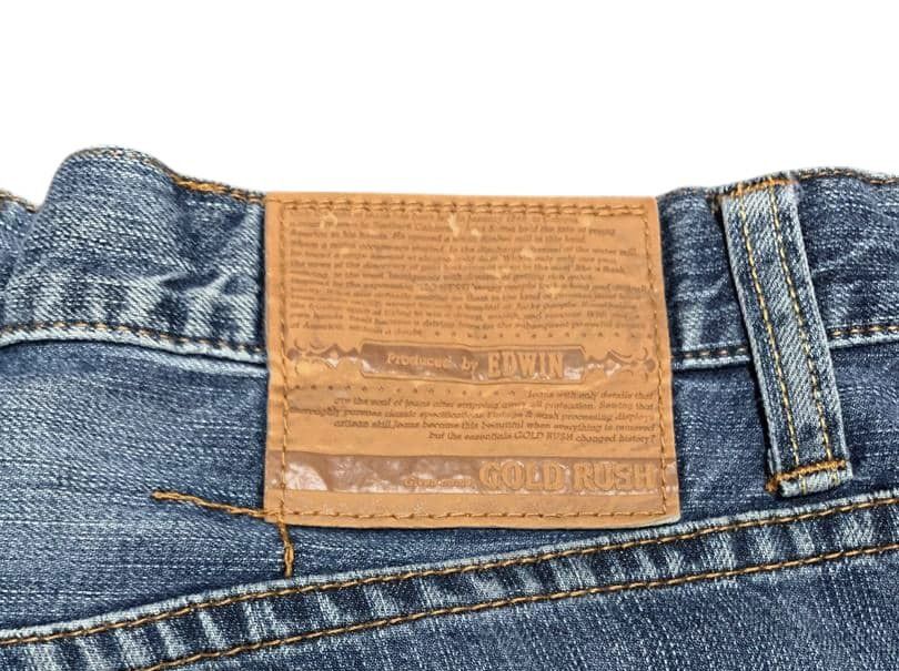 Edwin Vintage Edwin Gold Rush Straight Leg Jeans Faded Blue Size US 35 - 8 Thumbnail