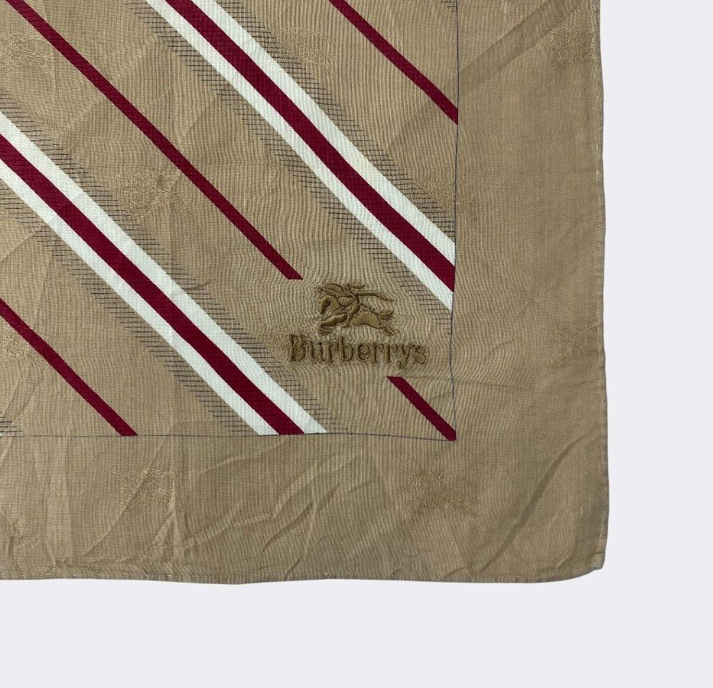 Burberry Vintage Burberry Handkerchief Neckerchief Bandana H059R Size ONE SIZE - 3 Thumbnail