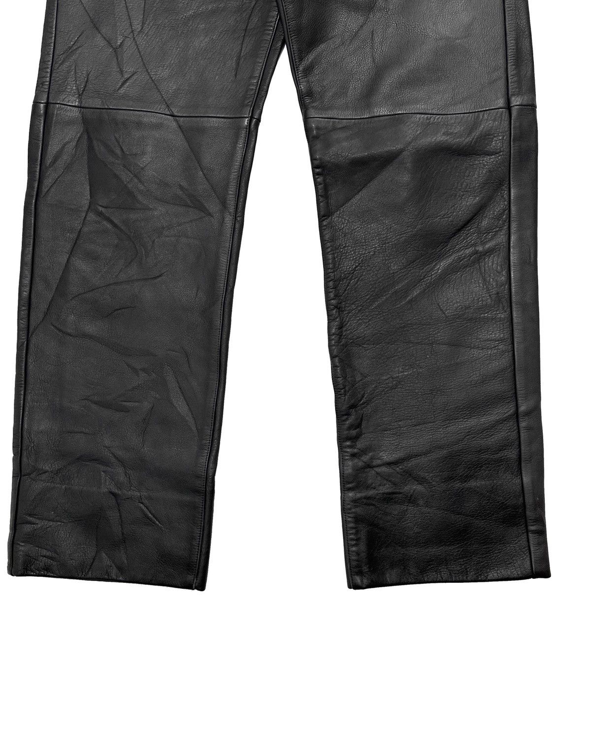 Genuine Leather × If Six Was Nine Men's Bigi Biker Leather Pants Size US 31 - 3 Thumbnail