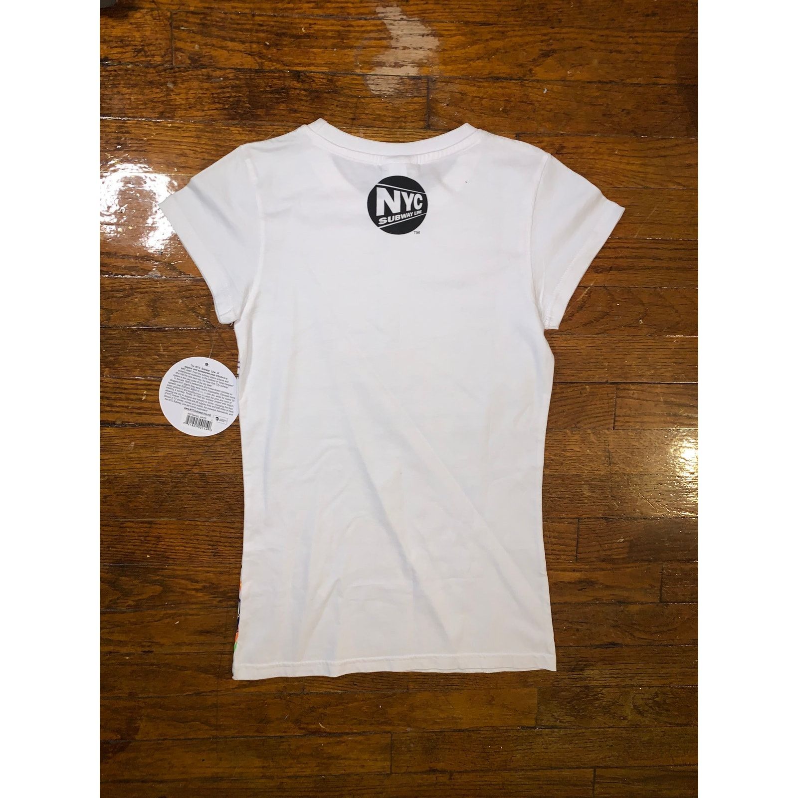 Other NYC Subway Line Manhattan Map Baby Tee Juniors L NWT MTA Size L / US 10 / IT 46 - 4 Thumbnail