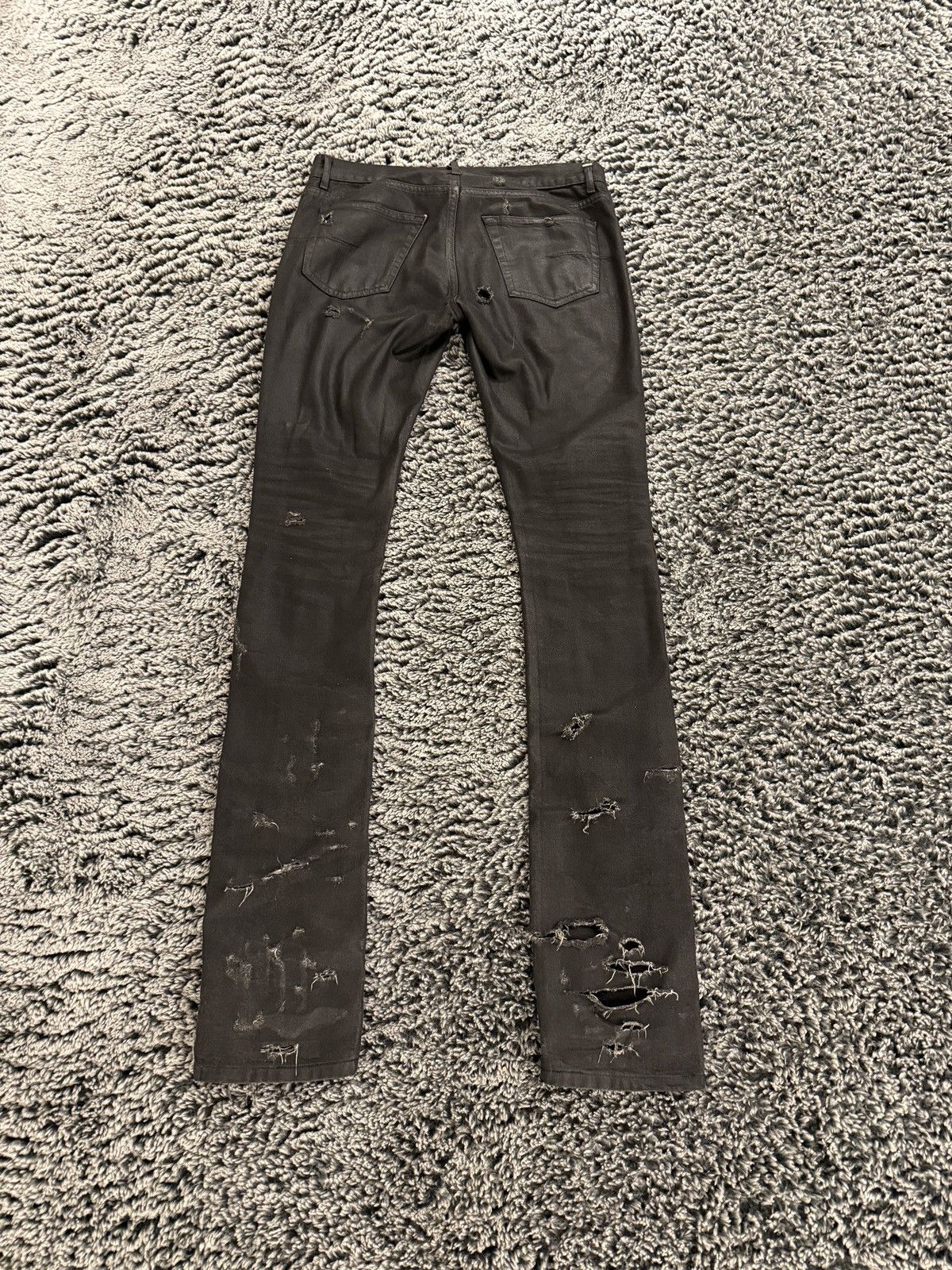 Dior Dior Waxed Strip Denim Size US 29 - 10 Thumbnail