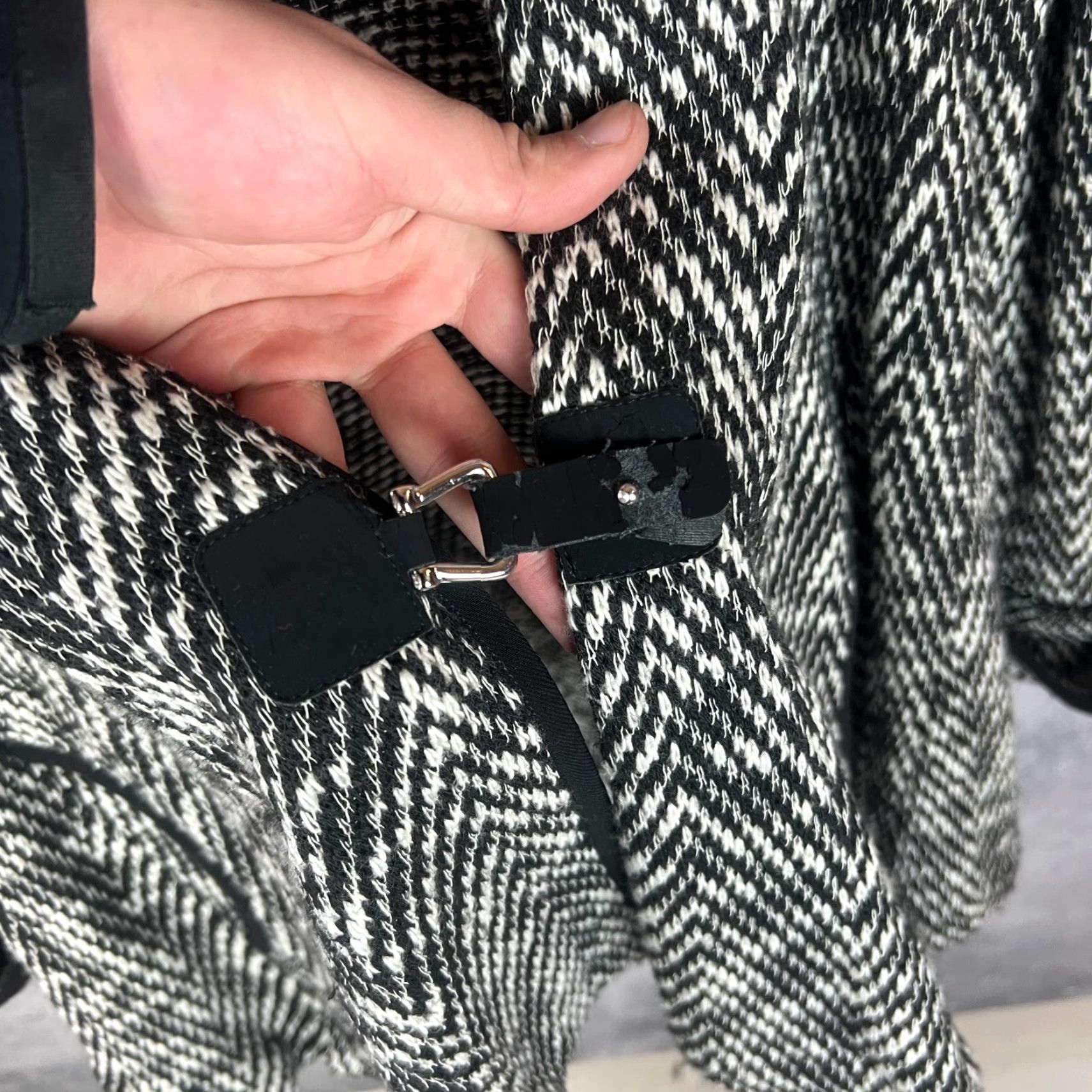 Joseph Ribkoff Joseph Ribkoff Herringbone Jacket White Retro Style Size 14 Womens Jacket Size XL / US 12-14 / IT 48-50 - 5 Thumbnail