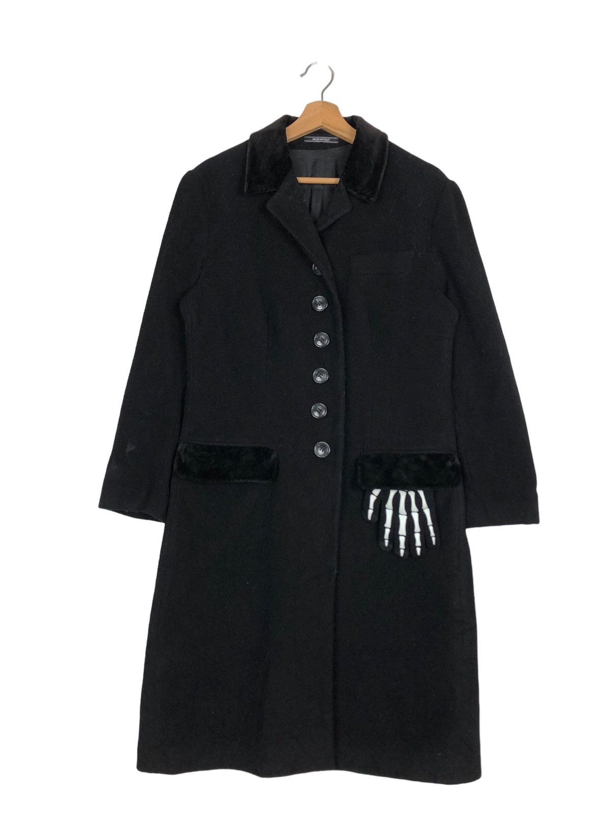 🔥Luxury Pick Long Wool Jacket Tagliente Made in Italy