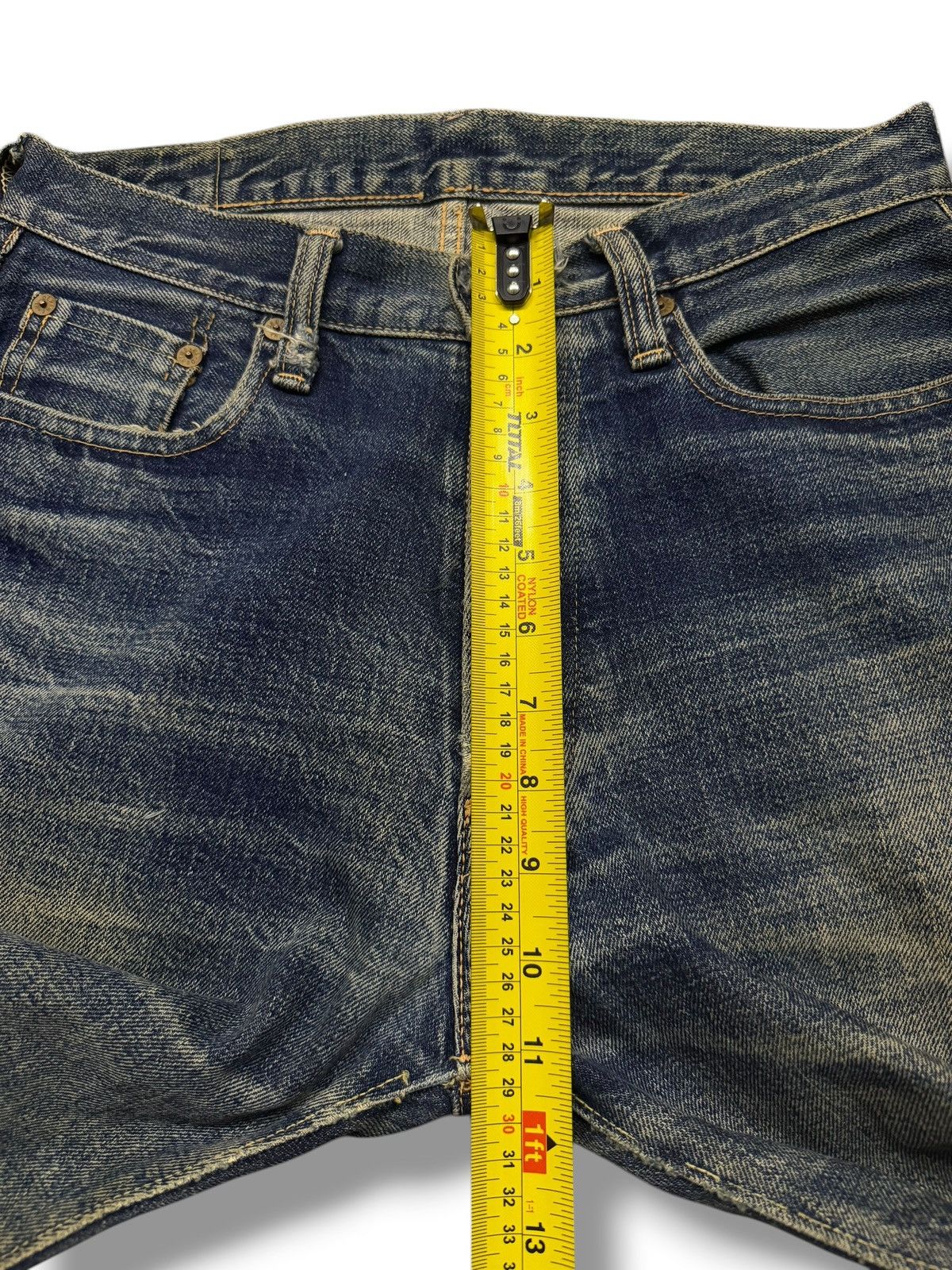 Denime Vintage 90s Denime Lot 013 Orizzonti Japan Selvedge | W29 Size US 29 - 20 Thumbnail