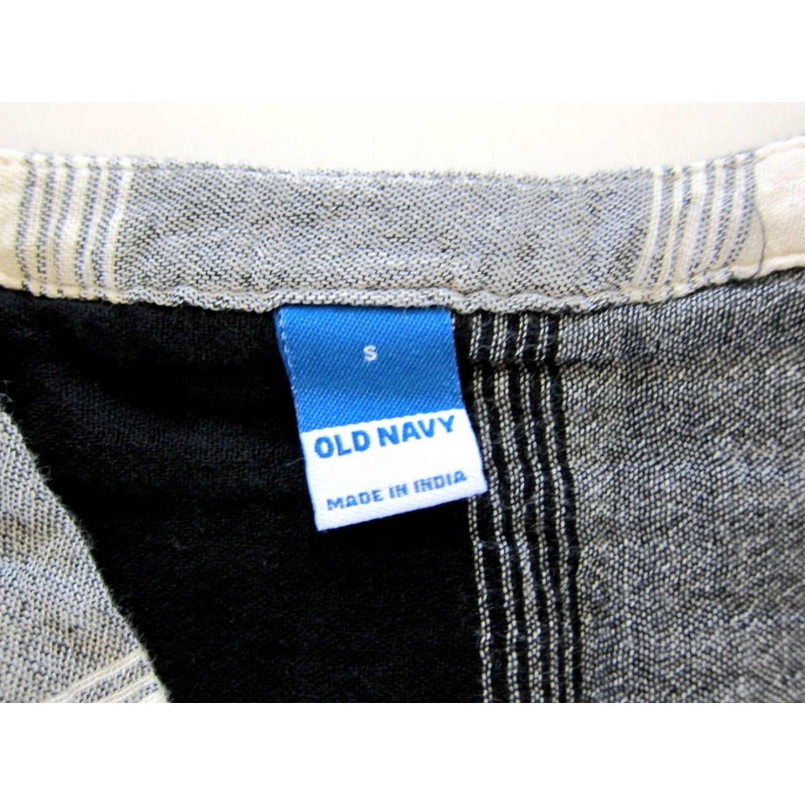 Old Navy Old Navy Cotton Gauze Black White Plaid Pocket Tunic Dress S Size M / US 6-8 / IT 42-44 - 4 Thumbnail