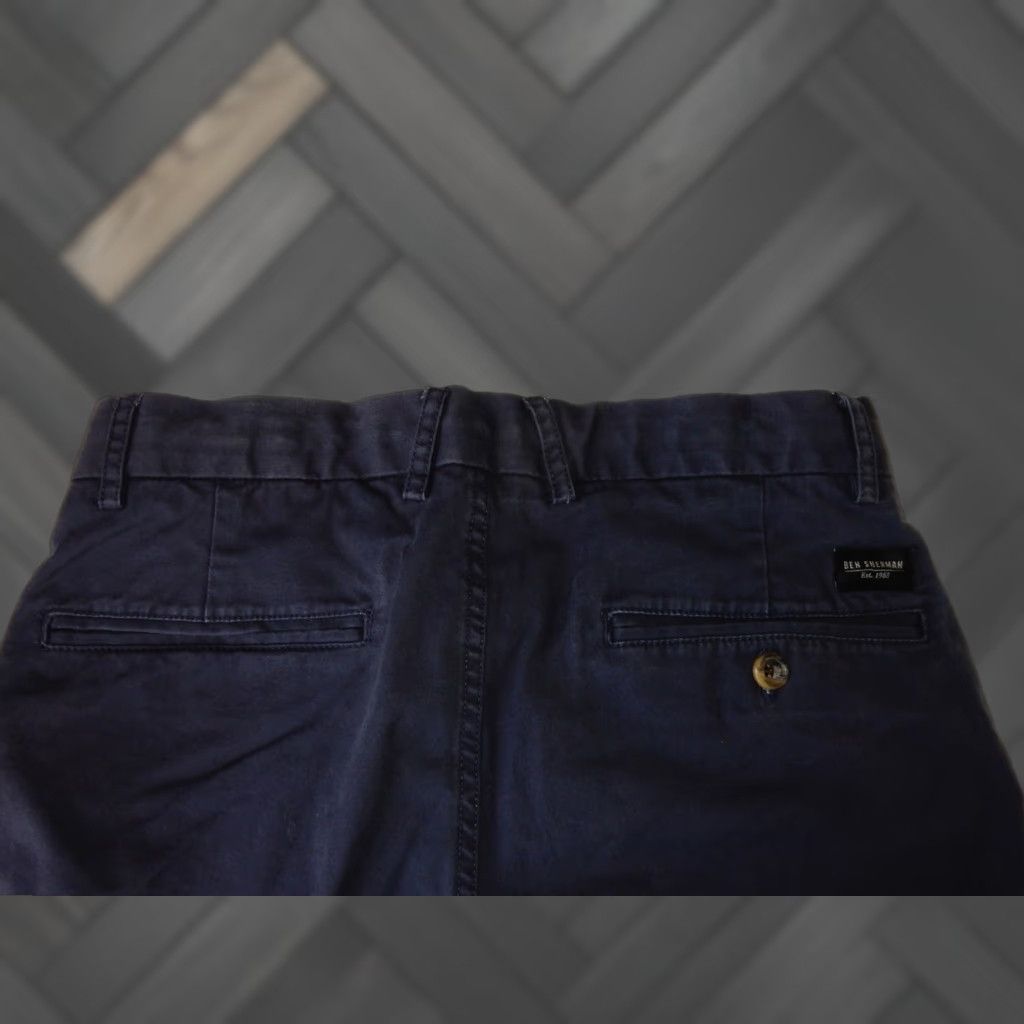 Ben Sherman VINTAGE Ben Sherman Men's Shorts Chino Size 28 Blue Cotton Spandex 90s Size US 28 / EU 44 - 1 Thumbnail