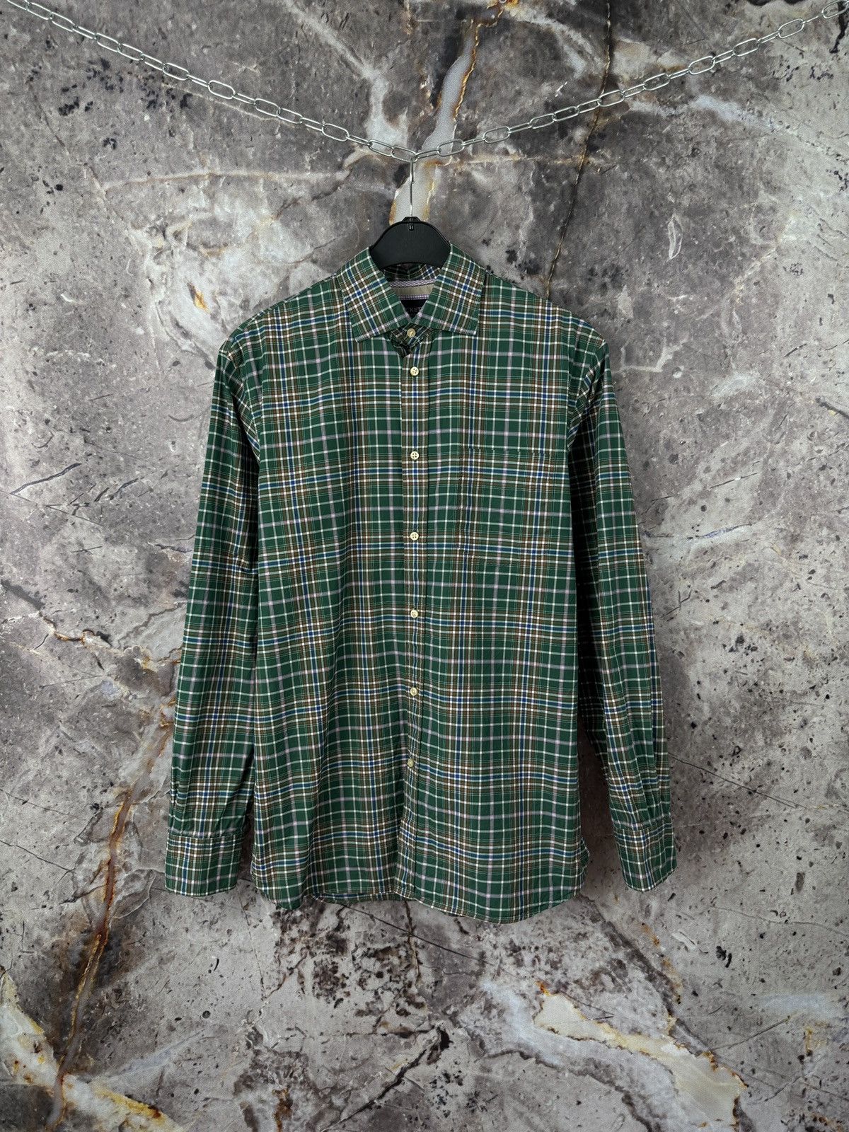 Barbour Men’s Hackett London Shirt Button Up Size Medium Size US M / EU 48-50 / 2 - 1 Thumbnail