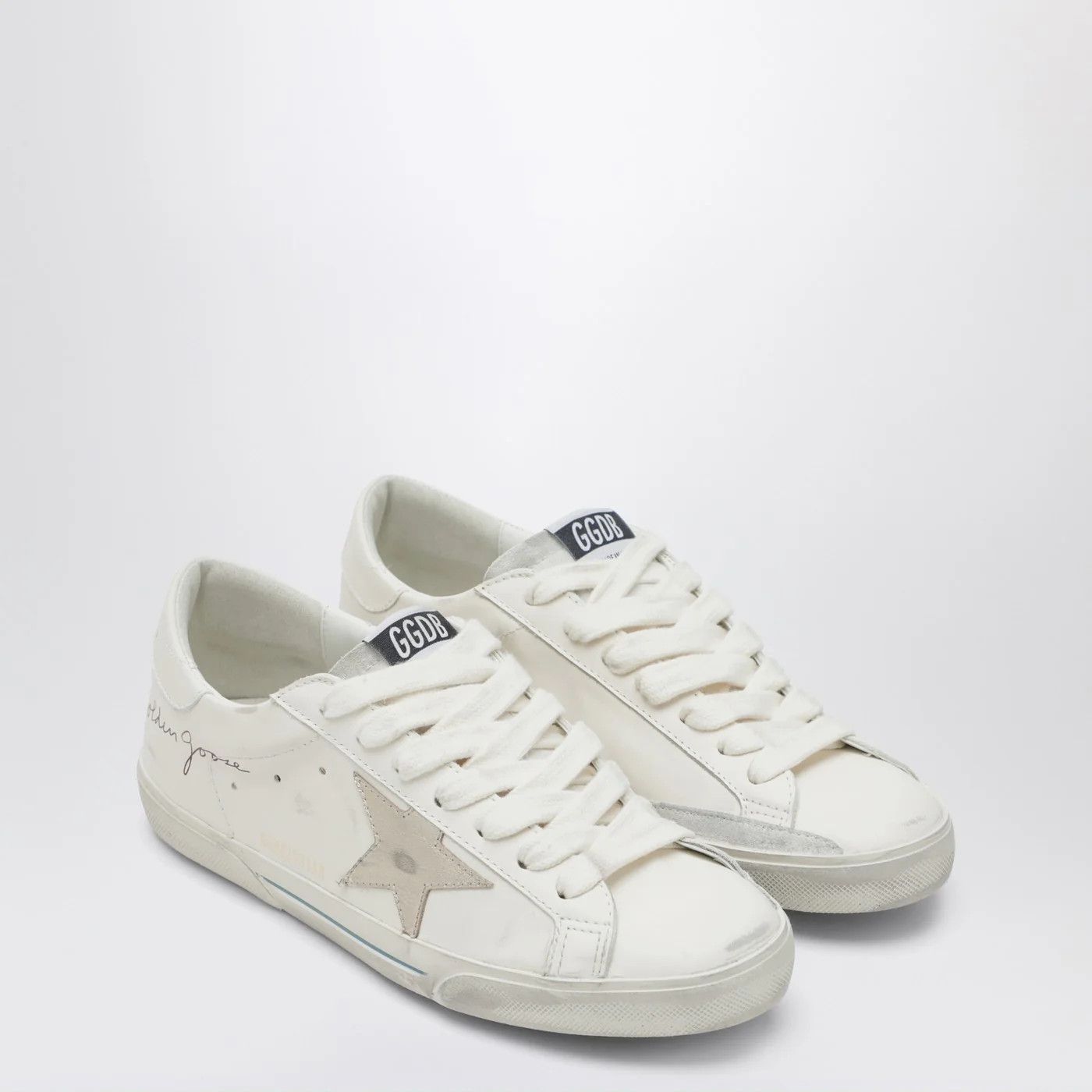 Golden Goose o1d2blof0426 Super-Star Low-Top Sneakers in White Size US 8 / EU 41 - 2 Thumbnail