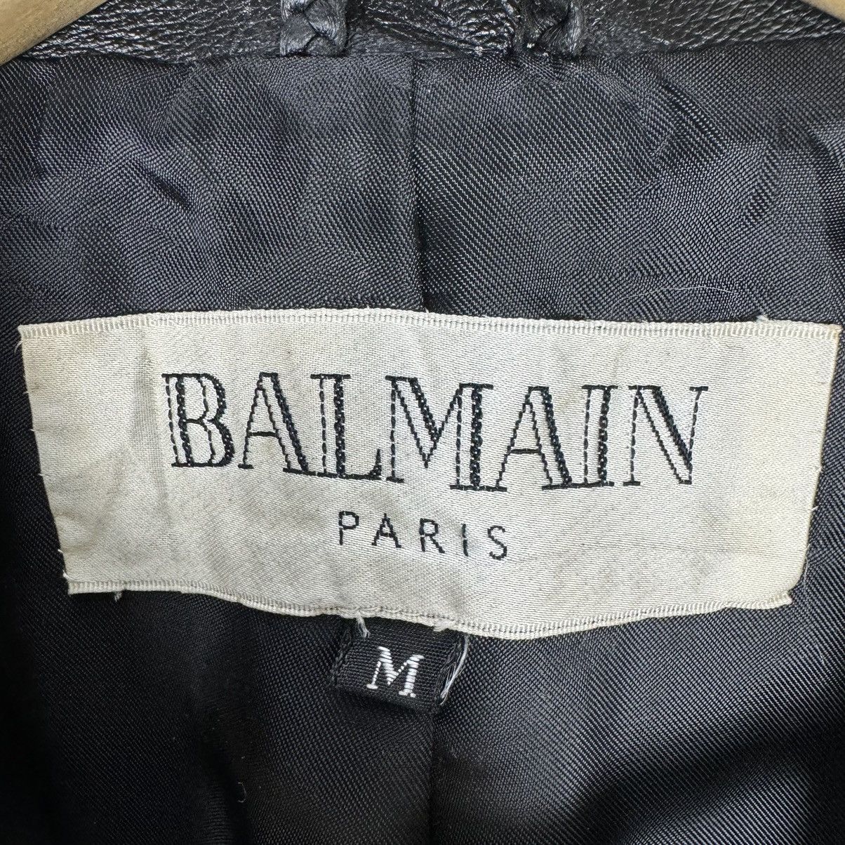 Balmain ⚡️BALMAIN SHEEPSKIN LEATHER COAT JACKET Size US M / EU 48-50 / 2 - 9 Thumbnail