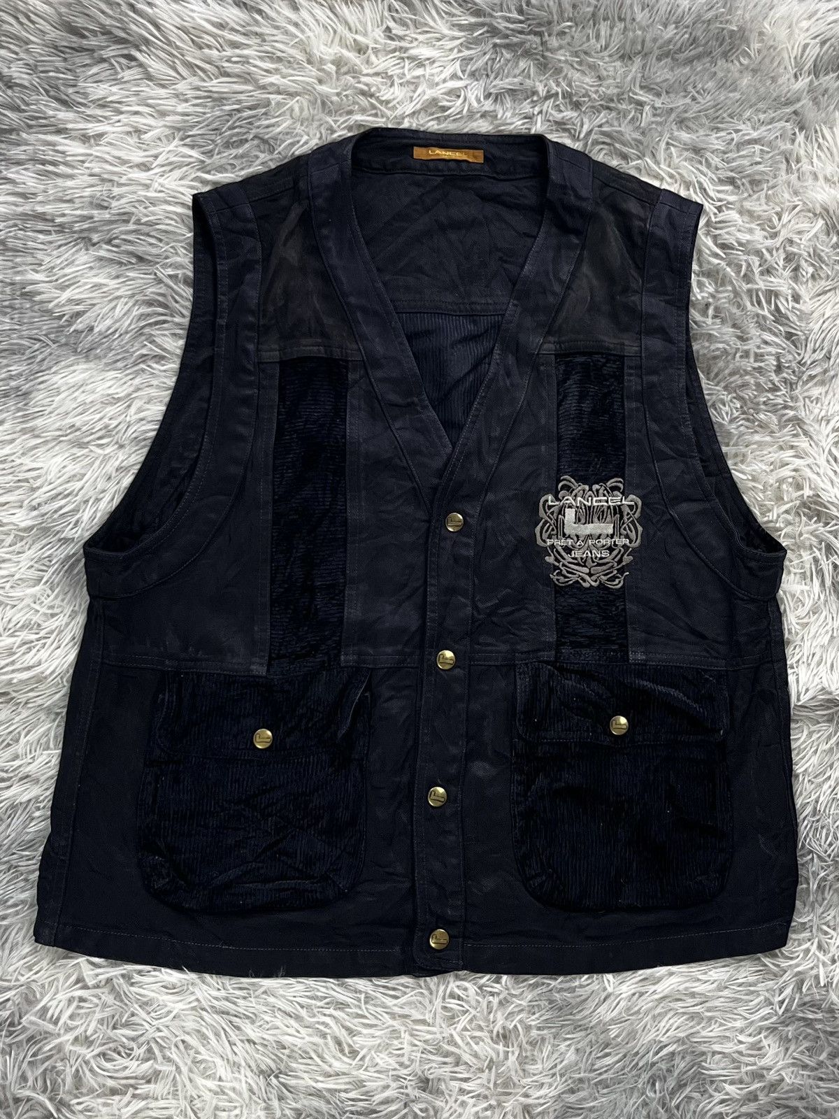 Lancel Vintage Lancel Pret Aporter Vest Size US L / EU 52-54 / 3 - 1 Thumbnail