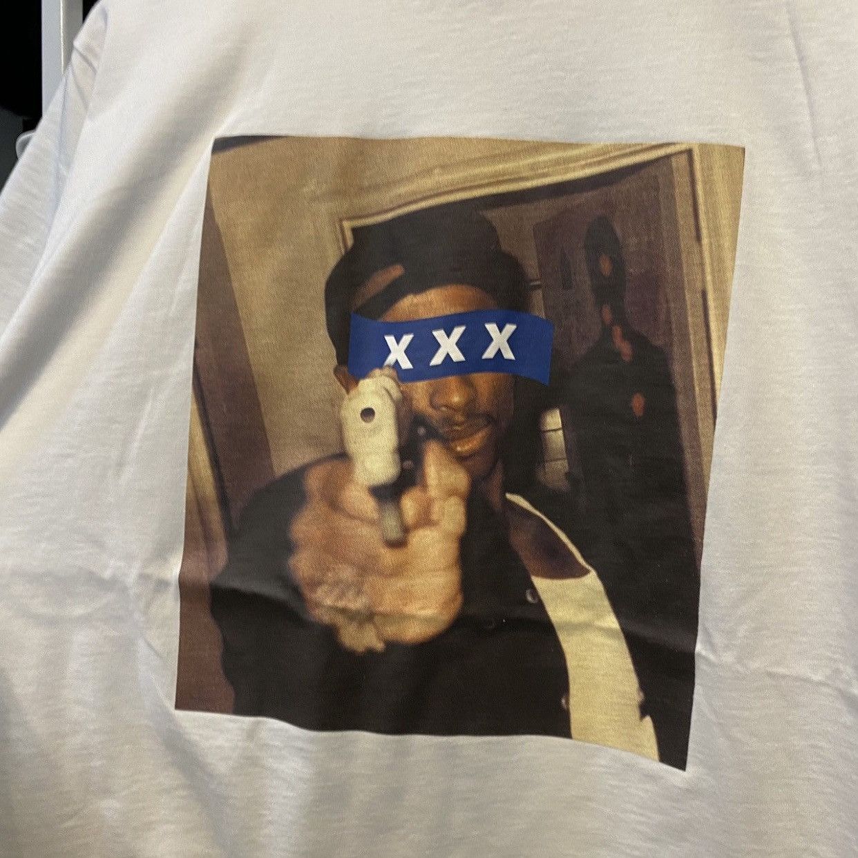 Japanese Brand God Selection XXX Tupac Shakur Graphic Photo T-Shirt Size US M / EU 48-50 / 2 - 5 Thumbnail