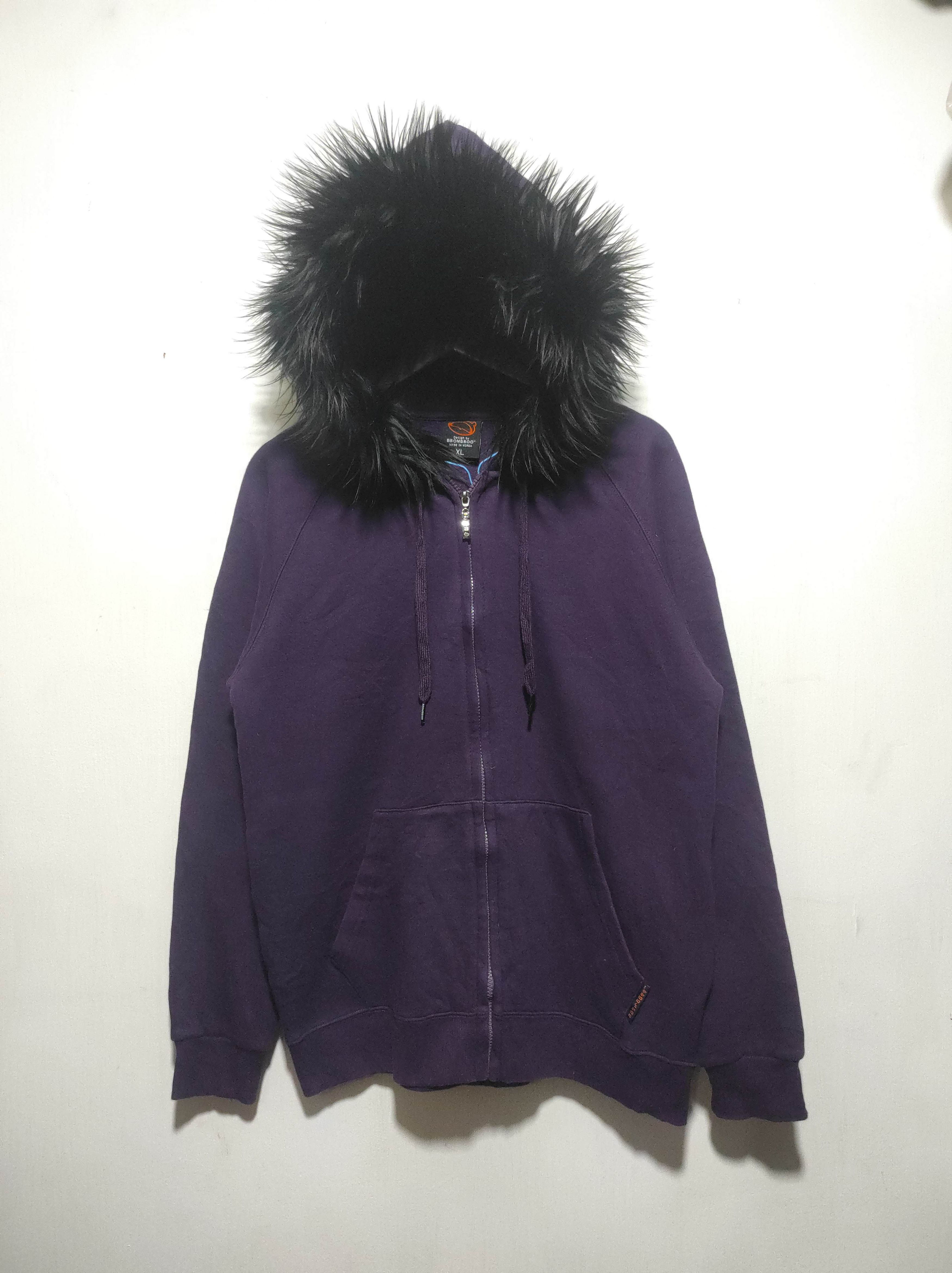 Hysteric Glamour BBOMBBOO Purple Zip Fur Hoodie if6was9 LGB style Size US M / EU 48-50 / 2 - 2 Thumbnail
