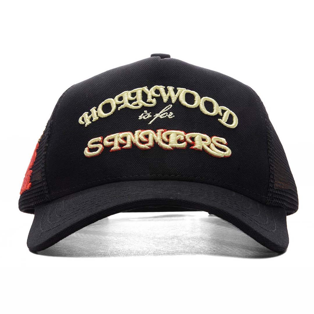 Amiri Sinners Trucker Hat Black Size ONE SIZE - 1 Thumbnail