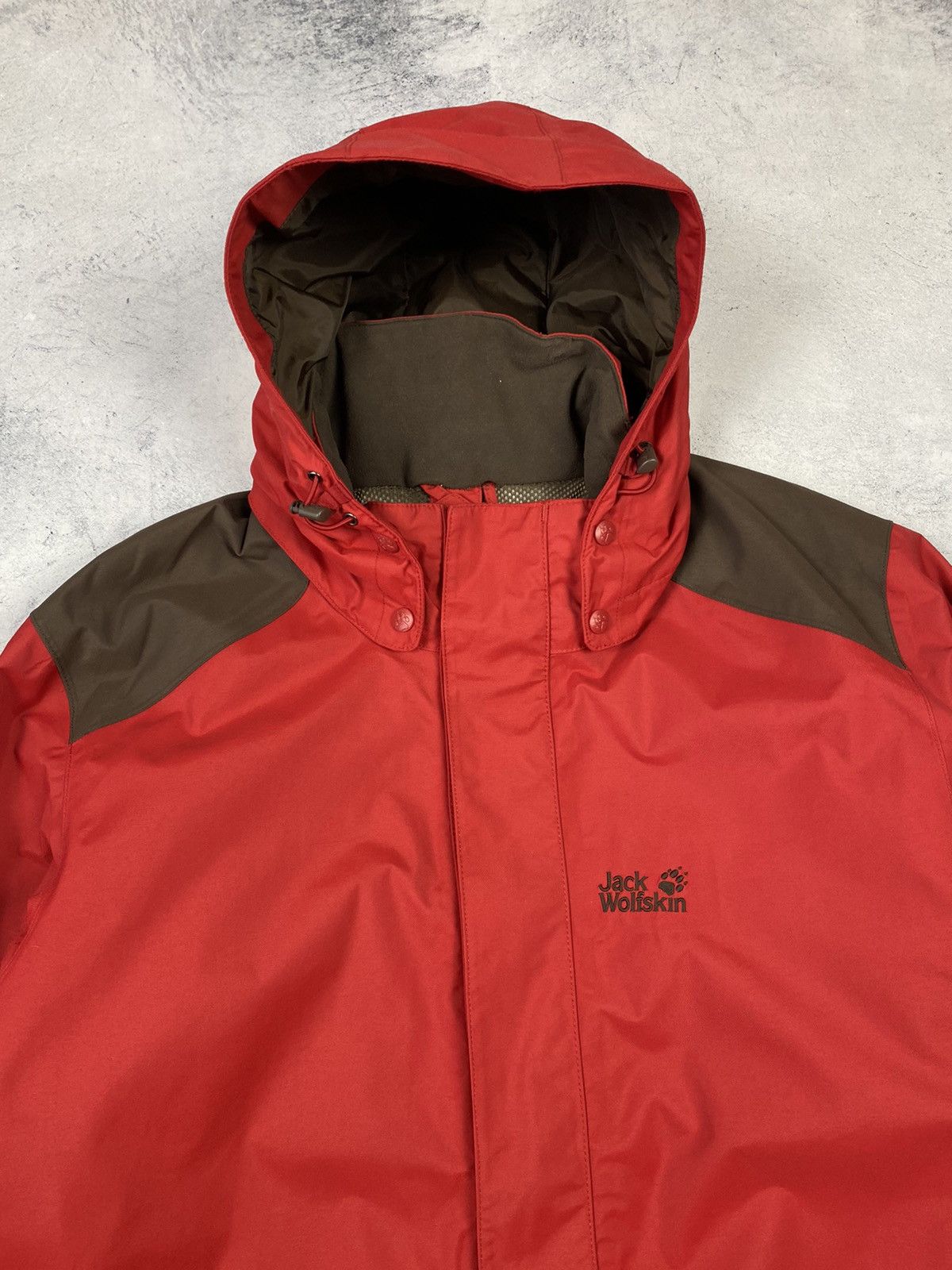Jack Wolfskin Jack Wolfskin Texapore Outdoor Gorpcore Jacket Red Size XL Size US XL / EU 56 / 4 - 5 Thumbnail