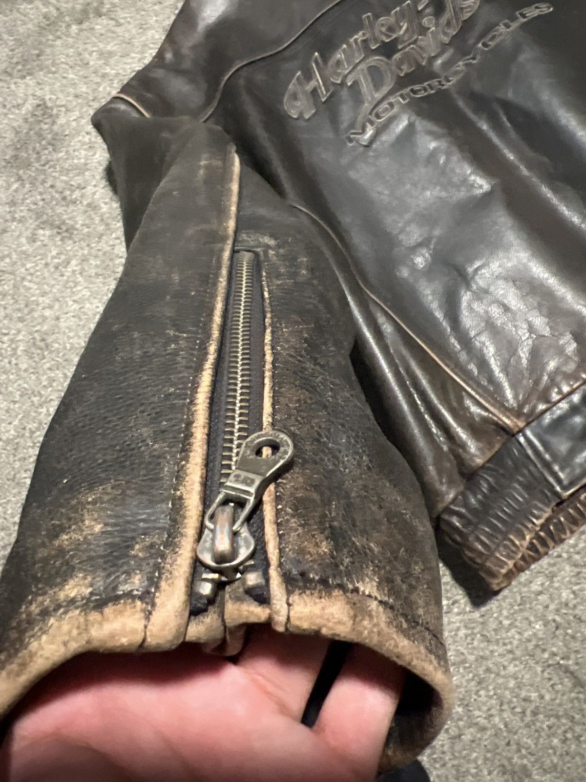 Harley Davidson Vintage Harley Davidson Leather Jacket Size XL Size US XL / EU 56 / 4 - 5 Thumbnail