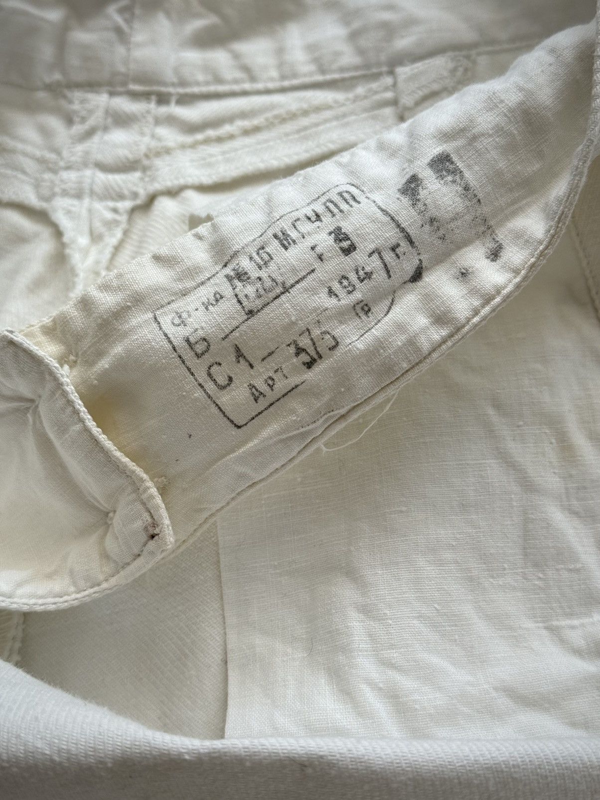 Cccp 1947 Dated Soviet Union Navy ‘Formenka’ White Suit Size US M / EU 48-50 / 2 - 13 Thumbnail