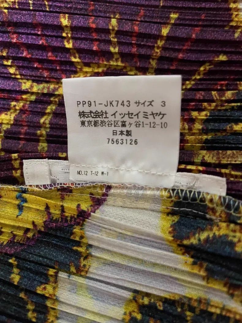 Issey Miyake Issey Miyake Peony Hollyhock New Year Print 3/4 Sleeve Top Size L / US 10 / IT 46 - 6 Thumbnail