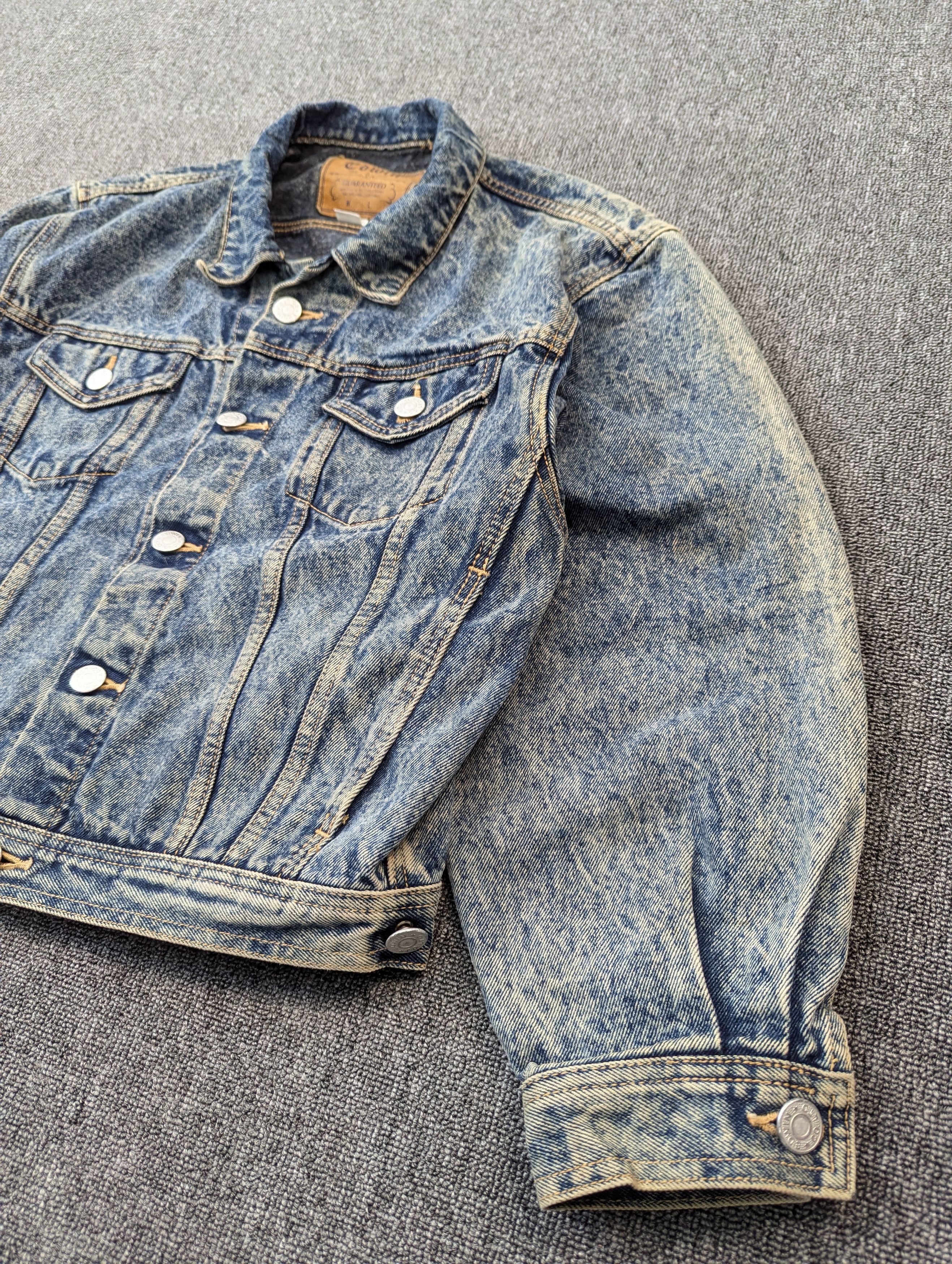 Edwin Vintage Edwin Acid Wash Denim Jacket Size US S / EU 44-46 / 1 - 4 Thumbnail