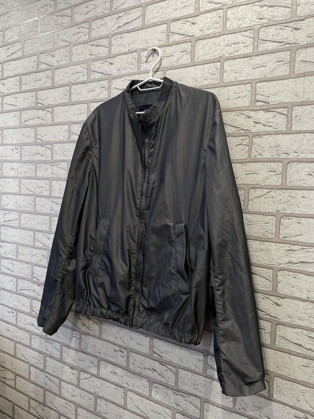 Burberry × Vintage Burberry London metal grey nylon bomber jacket Size US M / EU 48-50 / 2 - 2 Thumbnail