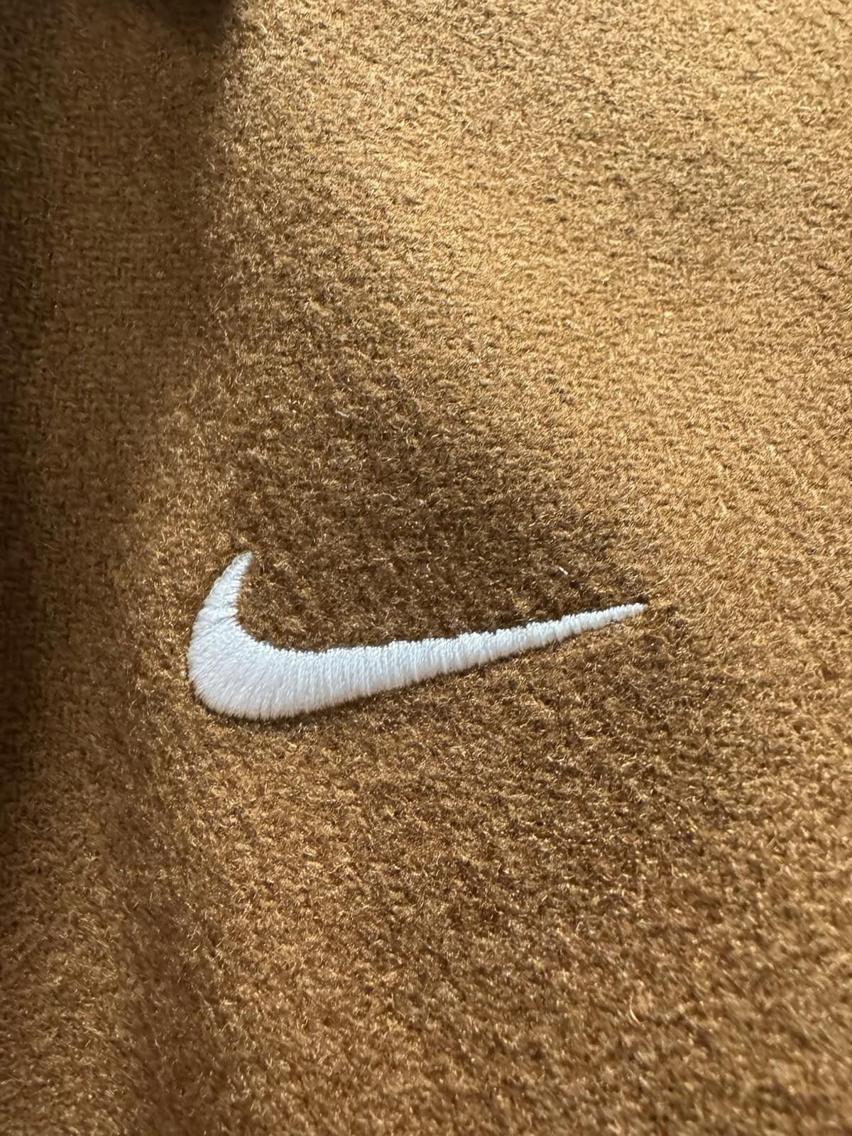 Nike Men's XS - Nike Varsity Jacket Wool Leather Brown Mens $250 Size US XS / EU 42 / 0 - 2 Thumbnail