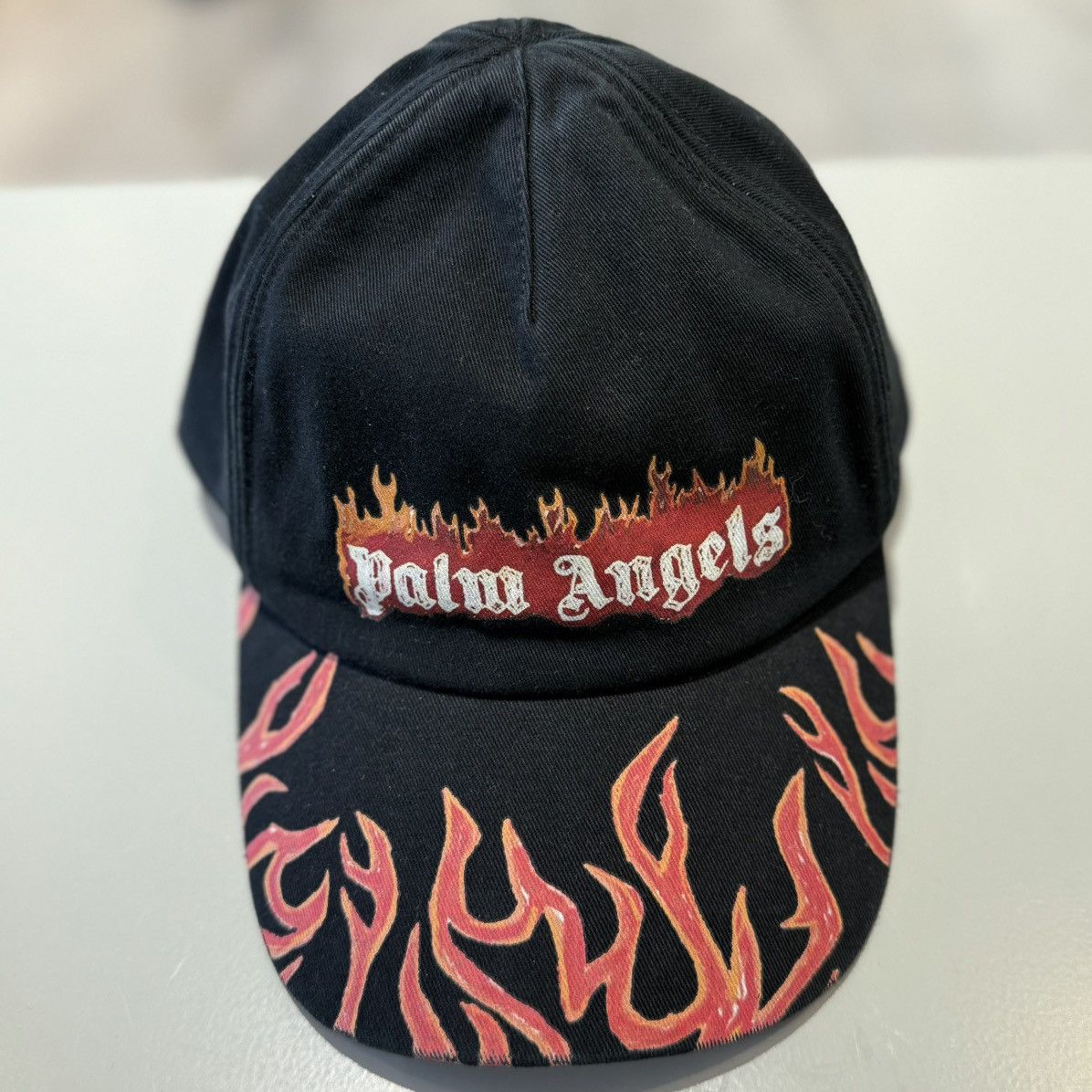 Palm Angels Palm Angels Flames Logo Print Cap Size ONE SIZE - 3 Thumbnail