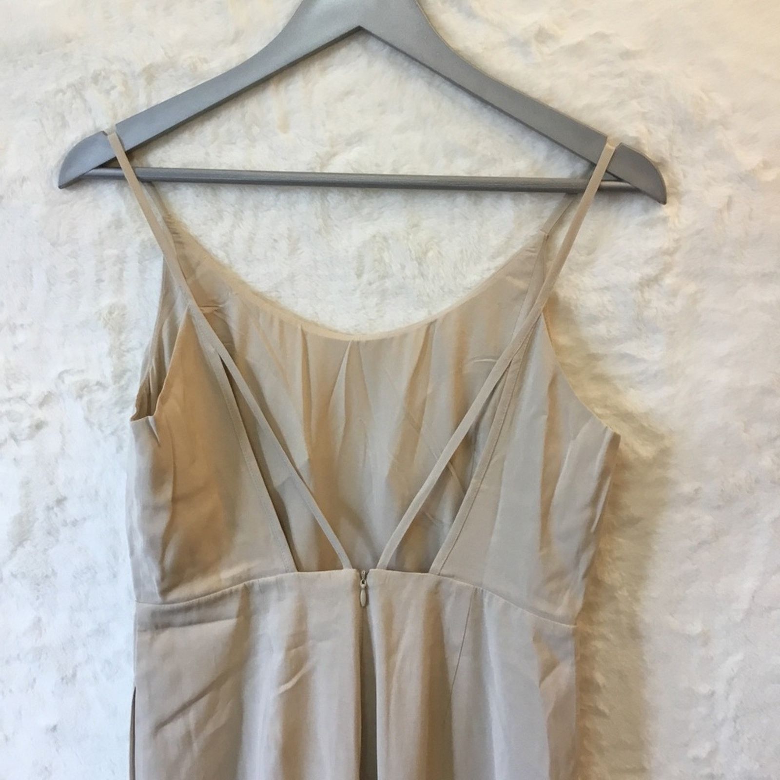 Other Love Bonito Beige Adriena Padded Strappy Back Jumpsuit Size 28" / US 6 / IT 42 - 3 Thumbnail