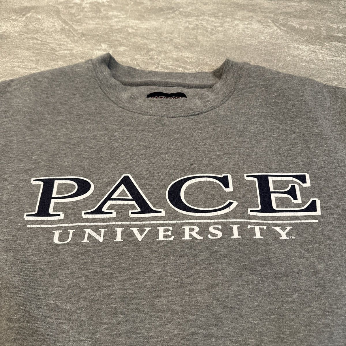 Jansport × Vintage Vintage 90s Jansport Pace University Crewneck Sweatshirt Size US L / EU 52-54 / 3 - 2 Thumbnail