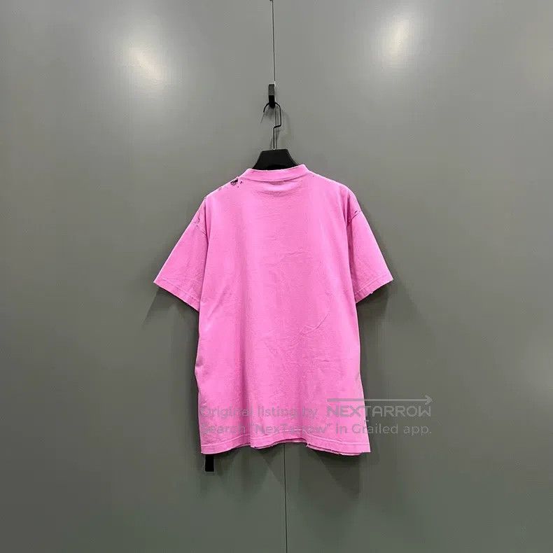Balenciaga Balenciaga Pink letter printed short sleeve Size US S / EU 44-46 / 1 - 2 Thumbnail