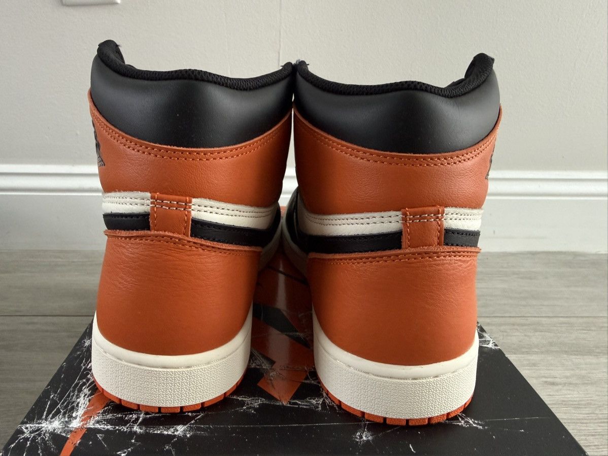 Jordan Brand Jordan 1 Retro High OG Shattered Backboard Black Starfish 12 Size US 12 / EU 45 - 8 Thumbnail