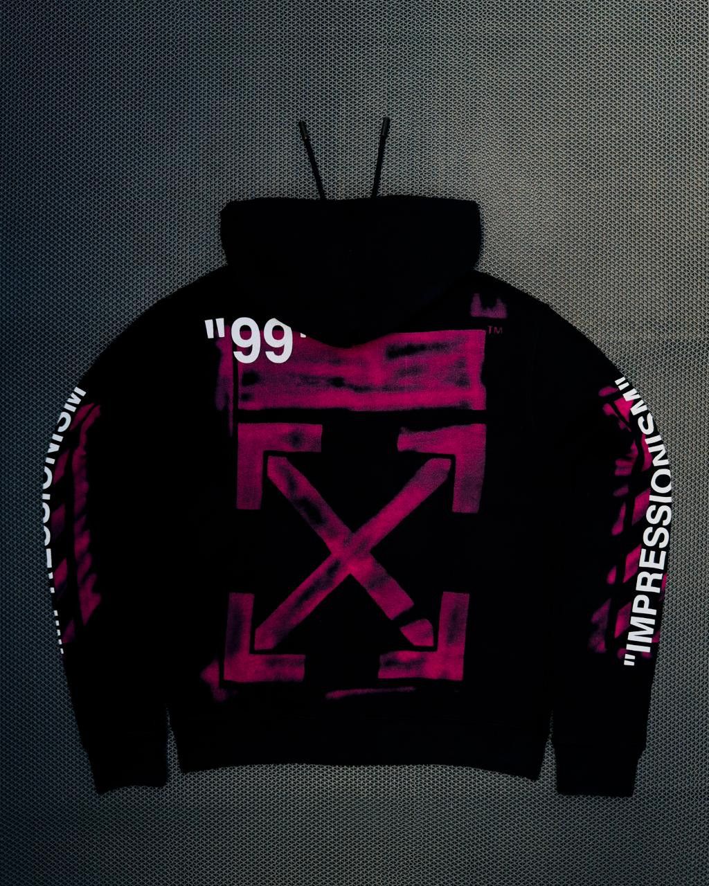 Off-White OFF-WHITE DIAG STENCIL HOODIE Size US L / EU 52-54 / 3 - 5 Thumbnail