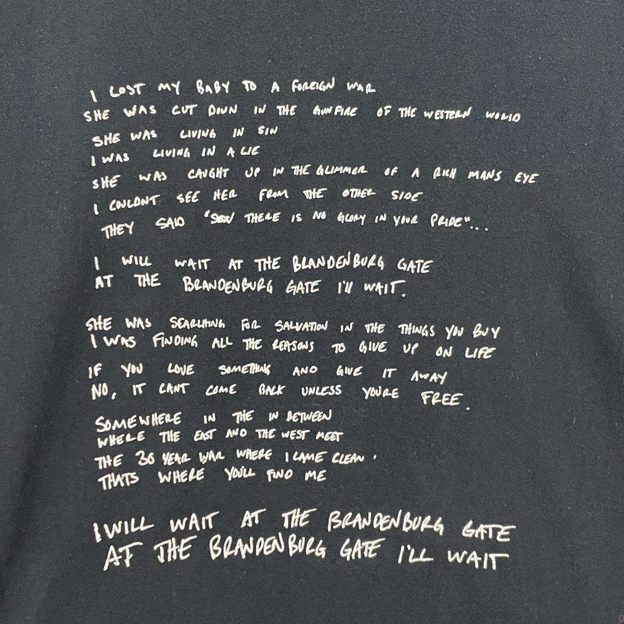Other Anti Flag Anti War Poem Tee Size US XL / EU 56 / 4 - 4 Thumbnail